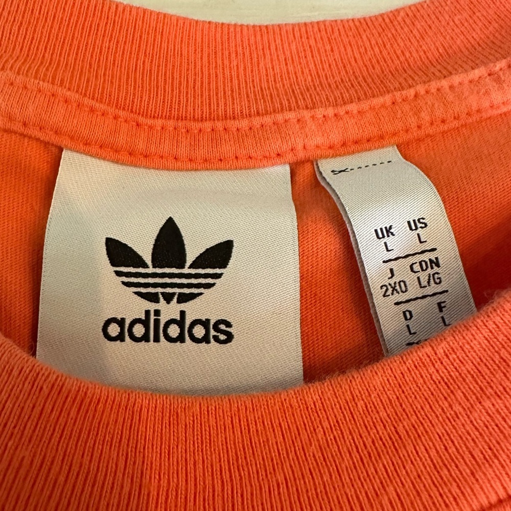 Adidas Vibrant Orange Tee - Picture 3 of 7